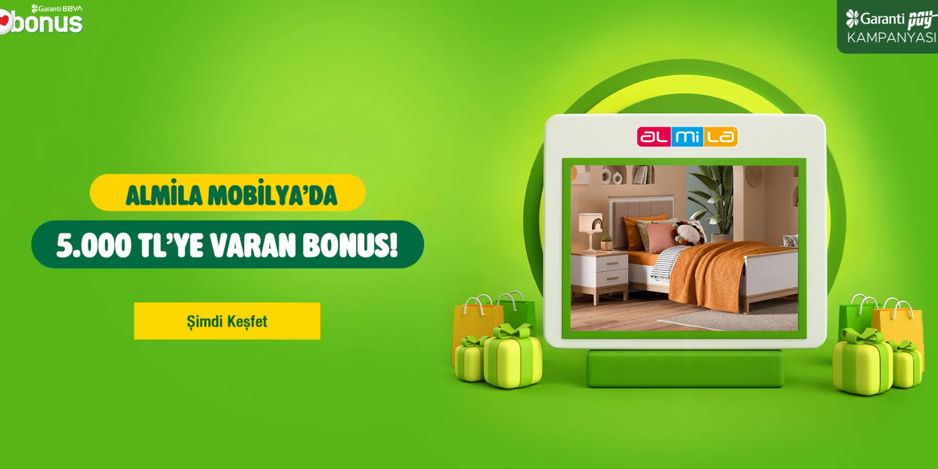 Almila Mobilya’da 5.000 TL'ye Varan Bonus!