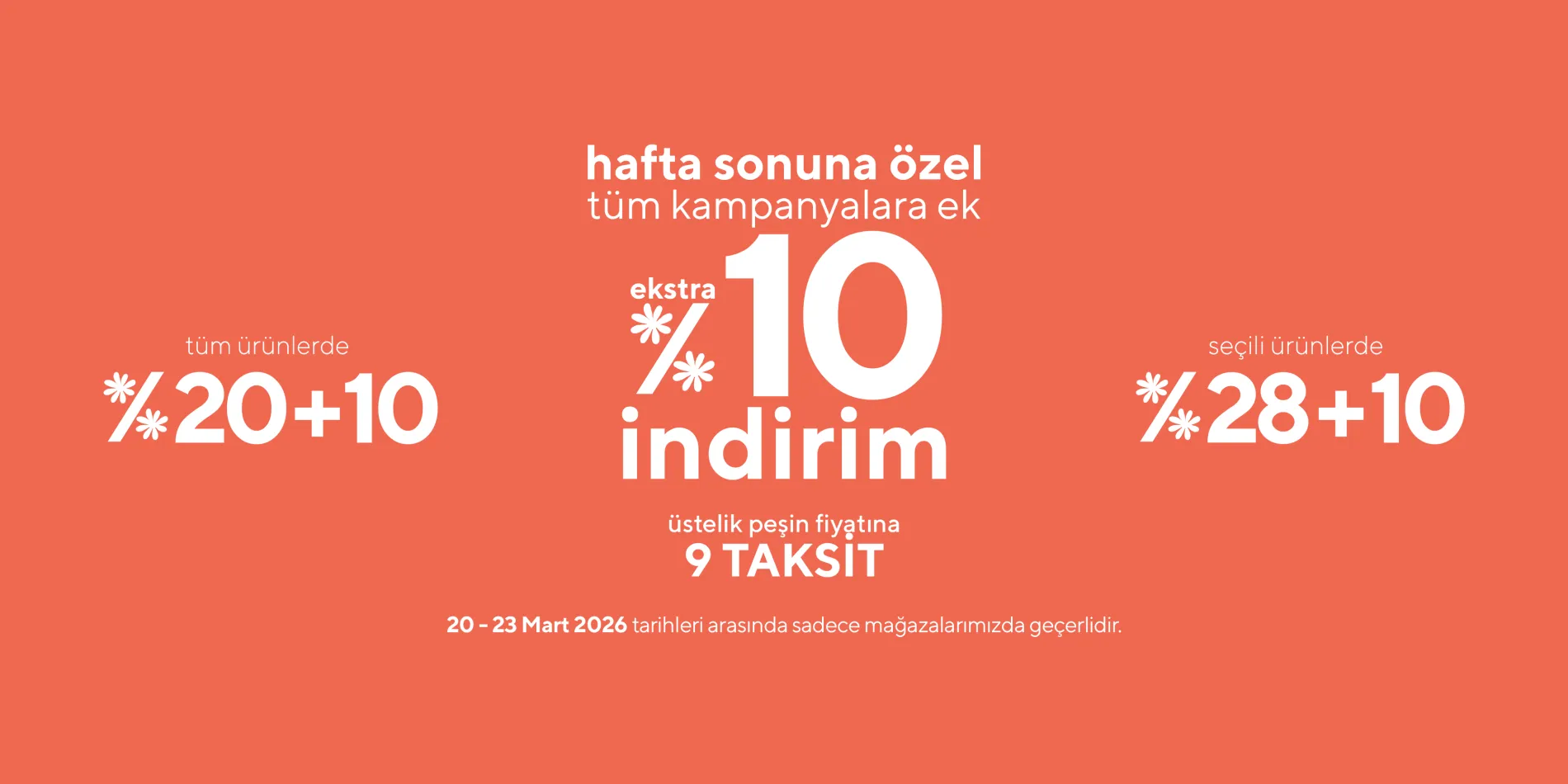 Almila'dan Hafta Sonuna Özel %10 İndirim!