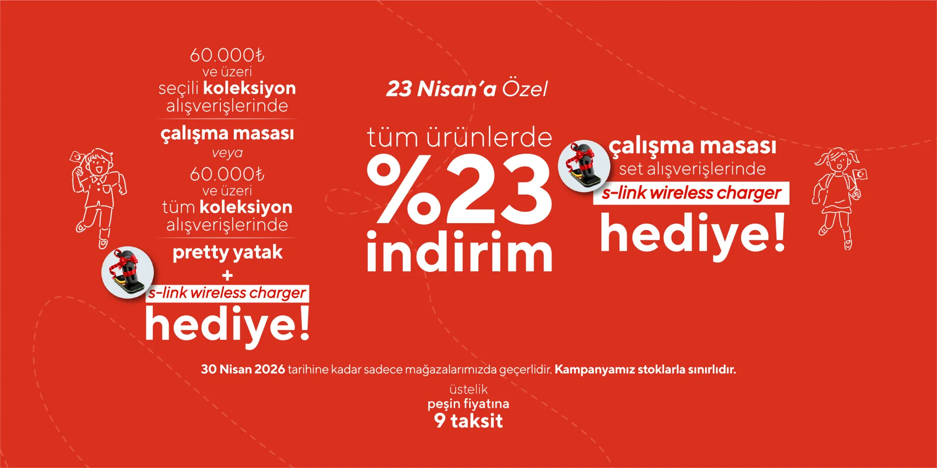 23 Nisan'a Özel Neşe Dolu Fırsatlar Kampanyası