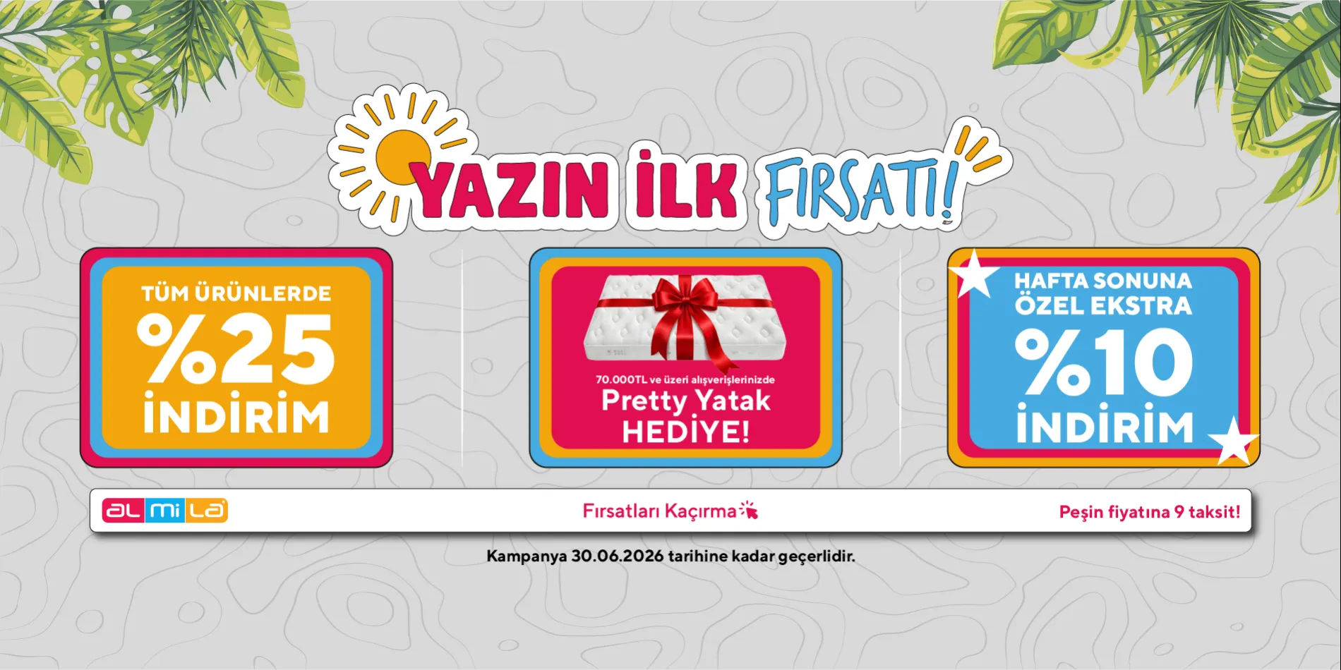 🌞 Yazın İlk Fırsatı Odanıza Geldi!