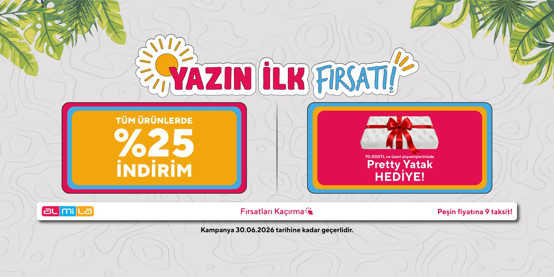 🌞 Yazın İlk Fırsatı Odanıza Geldi!
