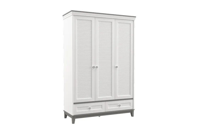 Mia 3 Doors Wardrobe | Almila Furnitures