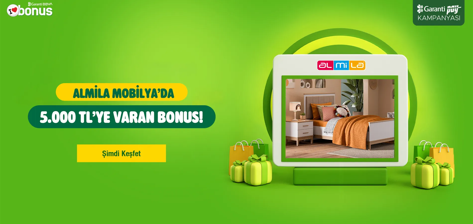 Almila Mobilya’da 5.000 TL'ye Varan Bonus!