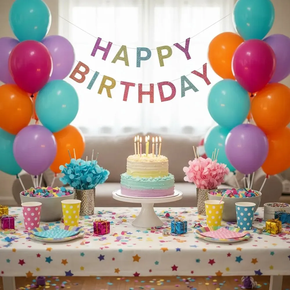 Evde Doğum Günü Süsleme Örnekleri