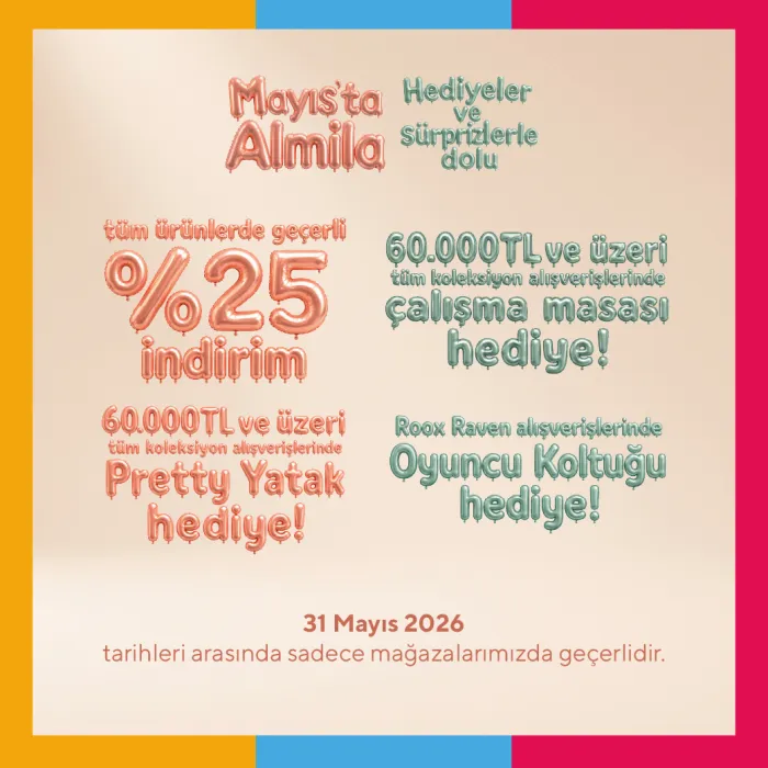 Mayıs'ta Almila Hediyeler ve Sürprizlerle Dolu!