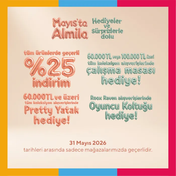 Mayıs'ta Almila Hediyeler ve Sürprizlerle Dolu!