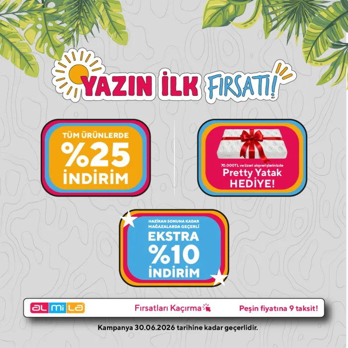 🌞 Yazın İlk Fırsatı Odanıza Geldi!